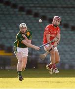 6 November 2016; Simon Griffin of Monaleen in action against Daniel Collins of Kilmoyley during the AIB Munster Intermediate Club Hurling Championship Semi-Final game between Kilmoyley and Monaleen at Gaelic Grounds in Limerick. Photo by Diarmuid Greene/Sportsfile