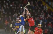 6 November 2016; Garrett Sinnott of Oulart-The Ballagh in action against Dermot Shorttt of St Rynagh's during the AIB Leinster GAA Hurling Senior Club Championship quarter-final game between Oulart-The Ballagh and St Rynagh's at Innovate Wexford Park in Wexford. Photo by Matt Browne/Sportsfile