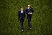 6 November 2016; Andy Boyle, left, and Brian Gartland of Dundalk prior to the Irish Daily Mail FAI Cup Final match between Cork City and Dundalk at Aviva Stadium in Lansdowne Road, Dublin. Photo by Stephen McCarthy/Sportsfile