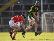 6 November 2016; Sean Dowling of Kilmoyley in action against Lorcan Lyons of Monaleen during the AIB Munster Intermediate Club Hurling Championship Semi-Final game between Kilmoyley and Monaleen at Gaelic Grounds in Limerick. Photo by Diarmuid Greene/Sportsfile