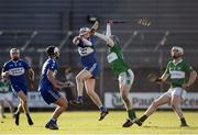 6 November 2016; James Doyle of St Mullins in action against John Shaw of Raharney during the AIB Leinster GAA Hurling Senior Club Championship quarter-final game between Raharney and St Mullins at TEG Cusack Park in Mullingar, Co. Westmeath. Photo by Sam Barnes/Sportsfile