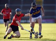 6 November 2016; Aidan Treacy of St Rynagh's in action against Rory Jacob of Oulart-The Ballagh during the AIB Leinster GAA Hurling Senior Club Championship quarter-final game between Oulart-The Ballagh and St Rynagh's at Innovate Wexford Park in Wexford. Photo by Matt Browne/Sportsfile