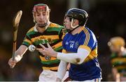 6 November 2016; Kevin O'Brien of Patrickswell in action against Stephen McDonnell of Glen Rovers during the AIB Munster GAA Hurling Senior Club Championship semi-final game between Patrickswell and Glen Rovers at Gaelic Grounds in Limerick. Photo by Diarmuid Greene/Sportsfile