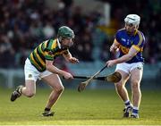 6 November 2016; Brian Moylan of Glen Rovers in action against Cian Lynch of Patrickswell during the AIB Munster Intermediate Club Hurling Championship Semi-Final game between Kilmoyley and Monaleen at Gaelic Grounds in Limerick. Photo by Diarmuid Greene/Sportsfile
