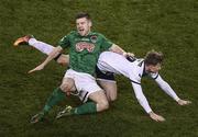 6 November 2016; Steven Beattie of Cork City clashes with Ronan Finn of Dundalk during the Irish Daily Mail FAI Cup Final match between Cork City and Dundalk at Aviva Stadium in Lansdowne Road, Dublin. Photo by Stephen McCarthy/Sportsfile
