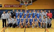 24 March 2011; The Jesus & Mary Gortnor Abbey, Co. Mayo, squad. Basketball Ireland Boys U16C Schools League Final, Palmerstown Community School, Dublin v Jesus & Mary Gortnor Abbey, Co. Mayo, National Basketball Arena, Tallaght, Co. Dublin. Picture credit: Barry Cregg / SPORTSFILE