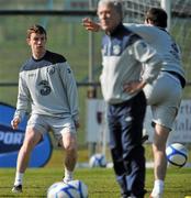 25 March 2011; Republic of Ireland's Kevin Foley in action during squad training ahead of their EURO2012 Championship Qualifier match against Macedonia on Saturday. Republic of Ireland Squad Training, Gannon Park, Malahide, Co. Dublin. Picture credit: David Maher / SPORTSFILE