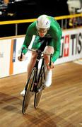 25 March 2011; Ireland's Martyn Irvine in action during the Men's Omnium Flying Lap race. Irvine finished in 7th position, in a time of 13.628, during the first, of six disciplines, event. UCI Track World Championships, Omnisport Arena, Apeldoorn, Netherlands. Picture credit: Dwight Rompas / SPORTSFILE
