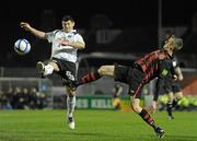 25 March 2011; Gary Curran, Galway United, in action against Anto Flood, Bohemians. Airtricity League Premier Division, Bohemians v Galway United, Dalymount Park, Phibsborough, Dublin. Photo by Sportsfile
