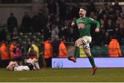 6 November 2016; Sean Magure of Cork City celebrates at the end of the Irish Daily Mail FAI Cup Final match between Cork City and Dundalk at Aviva Stadium in Lansdowne Road, Dublin. Photo by David Maher/Sportsfile