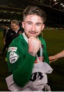 6 November 2016; Seán Maguire of Cork City celebrates after the Irish Daily Mail FAI Cup Final match between Cork City and Dundalk at Aviva Stadium in Lansdowne Road, Dublin. Photo by Eóin Noonan/Sportsfile