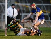 6 November 2016; Conor Dorris of Glen Rovers in action against Neil Carmody of  Patrickswell during the AIB Munster GAA Hurling Senior Club Championship semi-final game between Patrickswell and Glen Rovers at Gaelic Grounds in Limerick. Photo by Diarmuid Greene/Sportsfile