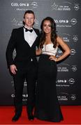 4 November 2016; Mayo footballer Colm Boyle and Laura Hutton arrive for the 2016 GAA/GPA Opel All-Stars Awards at the Convention Centre in Dublin. Photo by Ramsey Cardy/Sportsfile