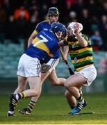 6 November 2016; Patrick Horgan of Glen Rovers in action against Nigel Foley of Patrickswell during the AIB Munster GAA Hurling Senior Club Championship semi-final game between Patrickswell and Glen Rovers at Gaelic Grounds in Limerick. Photo by Diarmuid Greene/Sportsfile