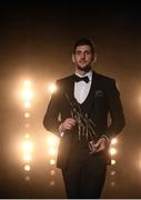 4 November 2016; Kerry footballer Paul Geaney with his award at the 2016 GAA/GPA Opel All-Stars Awards at the Convention Centre in Dublin. Photo by Ramsey Cardy/Sportsfile