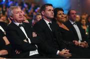 4 November 2016; Ard Stiúrthoir Paraic Duffy, left, and GPA CEO Dessie Farrell at the 2016 GAA/GPA Opel All-Stars Awards at the Convention Centre in Dublin. Photo by Ramsey Cardy/Sportsfile