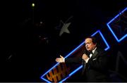 4 November 2016; MC Marty Morrissey at the 2016 GAA/GPA Opel All-Stars Awards at the Convention Centre in Dublin. Photo by Ramsey Cardy/Sportsfile