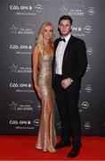 4 November 2016; Tipperary hurler Cathal Barrett and Aisling Ryan arrive for the 2016 GAA/GPA Opel All-Stars Awards at the Convention Centre in Dublin. Photo by Ramsey Cardy/Sportsfile