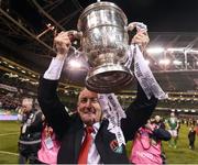 6 November 2016; Cork City manager John Caulfield celebrates at the end of the Irish Daily Mail FAI Cup Final match between Cork City and Dundalk at Aviva Stadium in Lansdowne Road, Dublin. Photo by David Maher/Sportsfile