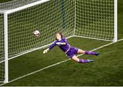 6 November 2016; Sophie Lenehan of Wexford Youths makes a save during the Continental Tyres FAI Women's Senior Cup Final game between Shelbourne Ladies and Wexford Youths at Aviva Stadium in Lansdowne Road, Dublin. Photo by Stephen McCarthy/Sportsfile