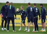 8 November 2016; Daryl Horgan, left centre, of Republic of Ireland during squad training at the FAI National Training Centre in the National Sports Campus, Abbotstown, Dublin. Photo by David Maher/Sportsfile