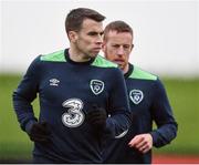 8 November 2016; Seamus Coleman of Republic of Ireland during squad training at the FAI National Training Centre in the National Sports Campus, Abbotstown, Dublin. Photo by David Maher/Sportsfile