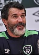 8 November 2016; Republic of Ireland assistant manager Roy Keane during a press conference at the FAI National Training Centre in the National Sports Campus, Abbotstown, Dublin. Photo by David Maher/Sportsfile