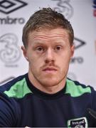 8 November 2016; Daryl Horgan of Republic of Ireland during a press conference at the FAI National Training Centre in the National Sports Campus, Abbotstown, Dublin. Photo by David Maher/Sportsfile