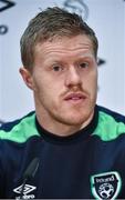 8 November 2016; Daryl Horgan of Republic of Ireland during a press conference at the FAI National Training Centre in the National Sports Campus, Abbotstown, Dublin. Photo by David Maher/Sportsfile