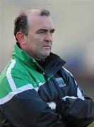 26 March 2011; Fermanagh manager John O'Neill watches the last few minutes of the game. Allianz Football League, Division 4, Round 7, Kilkenny v Fermanagh, Conahy Shamrocks GAA Club, Jenkinstown, Co. Kilkenny. Picture credit: Ray McManus / SPORTSFILE