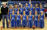 27 March 2011; The University of Limerick team. Women's Superleague Final, University of Limerick v Team Montenotte Hotel Cork, National Basketball Arena, Tallaght, Co. Dublin. Picture credit: Brendan Moran / SPORTSFILE