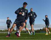 9 November 2016; Callum O'Dowda of Republic of Ireland during squad training at the FAI National Training Centre in the National Sports Campus, Abbotstown, Dublin. Photo by David Maher/Sportsfile
