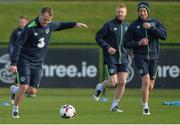 9 November 2016; Glenn Whelan of Republic of Ireland during squad training at the FAI National Training Centre in the National Sports Campus, Abbotstown, Dublin. Photo by Eóin Noonan/Sportsfile