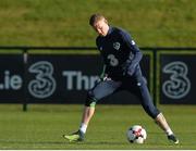9 November 2016; James McClean of Republic of Ireland during squad training at the FAI National Training Centre in the National Sports Campus, Abbotstown, Dublin. Photo by Eóin Noonan/Sportsfile