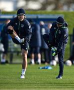 9 November 2016; Jeff Hendrick and Wesley Hoolahan of Republic of Ireland during squad training at the FAI National Training Centre in the National Sports Campus, Abbotstown, Dublin. Photo by David Maher/Sportsfile
