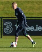 9 November 2016; James McClean of Republic of Ireland during squad training at the FAI National Training Centre in the National Sports Campus, Abbotstown, Dublin. Photo by Eóin Noonan/Sportsfile