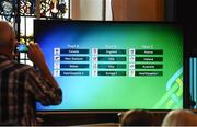 9 November 2016; A general view during the 2017 Women's Rugby World Cup Pool Draw at City Hall in Belfast. Photo by Oliver McVeigh/Sportsfile