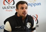 10 November 2016; Tommy Bowe of Barbarians RFC during a press conference at Kingspan Stadium in Ravenhill Park, Belfast. Photo by Oliver McVeigh/Sportsfile