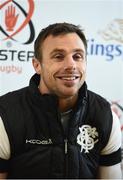 10 November 2016; Tommy Bowe of Barbarians RFC during a press conference at Kingspan Stadium in Ravenhill Park, Belfast. Photo by Oliver McVeigh/Sportsfile