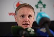 10 November 2016; Ireland head coach Joe Schmidt during a press conference at Carton House in Maynooth, Co. Kildare. Photo by Matt Browne/Sportsfile