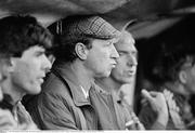 23 April 1986; Republic of Ireland manager Jack Charlton during the game. International Friendly Republic of Ireland v Uruguay, Lansdowne Road, Dublin. Picture credit: Ray McManus / SPORTSFILE