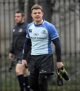 29 March 2011; Leinster's Brian O'Driscoll arrives for squad training ahead of their Celtic League match against Munster on Saturday. Leinster Rugby Squad Training and Press Briefing, UCD, Belfield, Dublin. Picture credit: Brian Lawless / SPORTSFILE