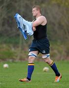 29 March 2011; Leinster's Jamie Heaslip during squad training ahead of their Celtic League match against Munster on Saturday. Leinster Rugby Squad Training and Press Briefing, UCD, Belfield, Dublin. Picture credit: Brian Lawless / SPORTSFILE