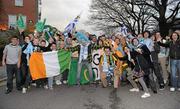 29 March 2011; A general view of supporters before the game. International Friendly, Republic of Ireland v Uruguay, Aviva Stadium, Lansdowne Road, Dublin. Photo by Sportsfile