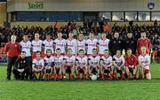 30 March 2011; The Tyrone squad. Cadbury Ulster GAA Football Under 21 Championship Quarter-Final, 2nd Replay, Tyrone v Down, Athletic Grounds, Armagh. Picture credit: Oliver McVeigh / SPORTSFILE