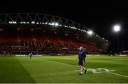 11 November 2016; Brian Scott of Munster on the pitch before the match between Munster and the New Zealand Maori All Blacks at Thomond Park in Limerick. Photo by Diarmuid Greene/Sportsfile