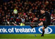 11 November 2016; Otere Black of Maori All Blacks kicks a conversion during the match between Munster and the New Zealand Maori All Blacks at Thomond Park in Limerick. Photo by Diarmuid Greene/Sportsfile