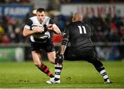 11 November 2016; Tommy Bowe of Barbarians about to be tackled by Nemani Nadolo of Fiji during the Representative Fixture match between Barbarians and Fiji at the Kingspan Stadium in Belfast. Photo by Oliver McVeigh/Sportsfile