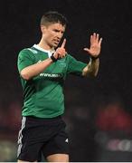 11 November 2016; Referee Craig Maxwell Keys during the match between Munster and the New Zealand Maori All Blacks at Thomond Park in Limerick. Photo by Brendan Moran/Sportsfile