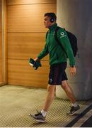 12 November 2016; Garry Ringrose of Ireland arrives ahead of the Autumn International match between Ireland and Canada at the Aviva Stadium in Dublin. Photo by Ramsey Cardy/Sportsfile